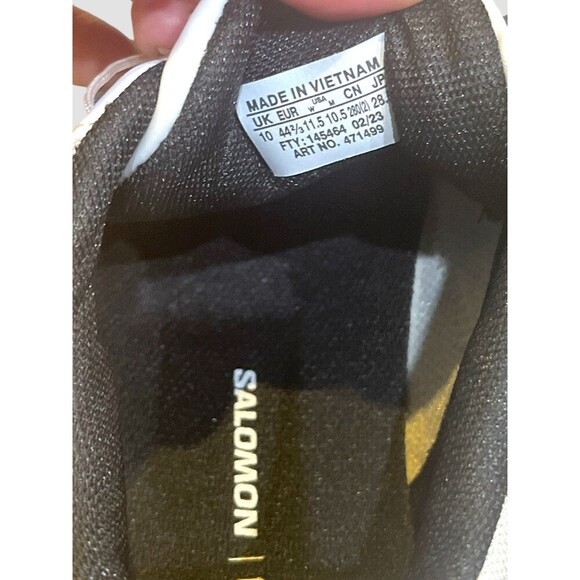 Salomon Speedverse Athletic Sneakers PRG White Vanilla Size 10.5US Men’s NIB - Picture 7 of 9